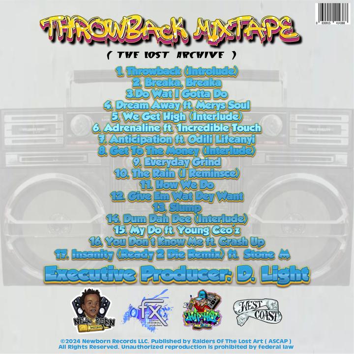 New Music - \&quot; Throwback Mixtape (The Lost Archive) \&quot;....CHECK IT OUT!!!!!
